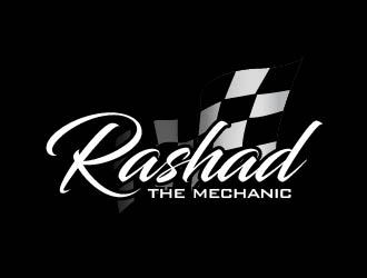 Rashad the mechanic logo design by usef44