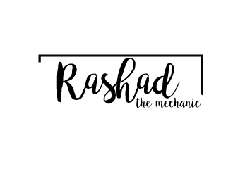 Rashad the mechanic logo design by AamirKhan