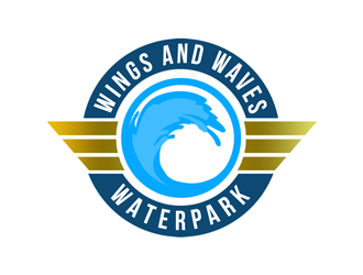 Wings and Waves Waterpark logo design by kunejo