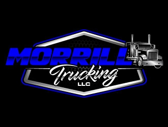 Morrill Trucking  logo design by daywalker