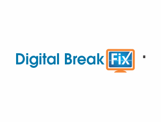 Digital Break Fix logo design by up2date