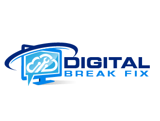Digital Break Fix logo design by THOR_