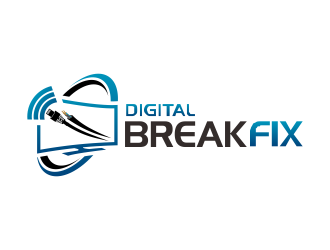 Digital Break Fix logo design by done