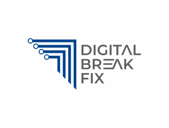 Digital Break Fix logo design by mutafailan