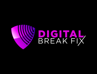 Digital Break Fix logo design by ekitessar