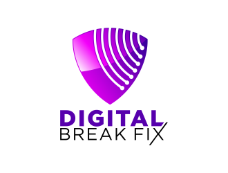 Digital Break Fix logo design by ekitessar