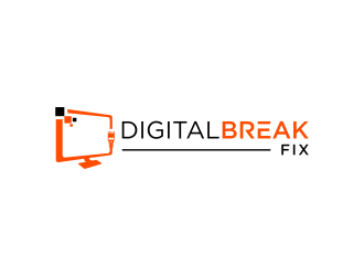 Digital Break Fix logo design by Kanya
