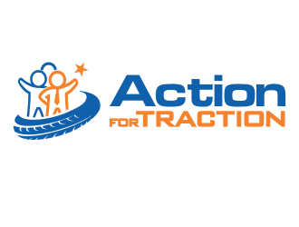 Action for Traction  logo design by YONK
