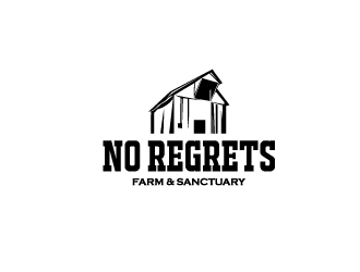 No Regrets Farm & Sanctuary logo design by AamirKhan