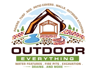 Outdoor Everything logo design by REDCROW
