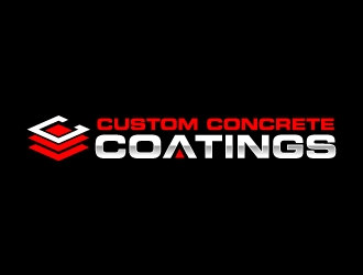 Custom Concrete Coatings  logo design by jaize