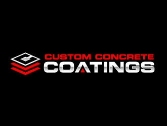 Custom Concrete Coatings  logo design by jaize