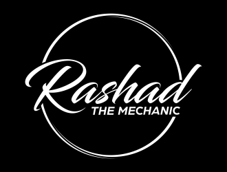 Rashad the mechanic logo design by qqdesigns