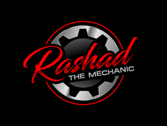 Rashad the mechanic logo design by kopipanas