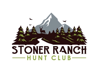 Stoner Ranch Hunt Club logo design by nikkl
