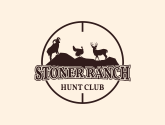 Stoner Ranch Hunt Club logo design by beejo