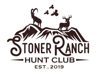 Stoner Ranch Hunt Club logo design by Suvendu