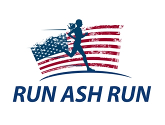 Run Ash Run logo design by rahmatillah11