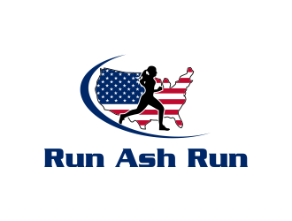 Run Ash Run logo design by oke2angconcept