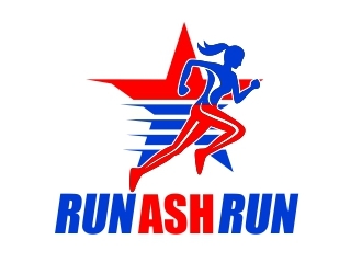 Run Ash Run logo design by b3no