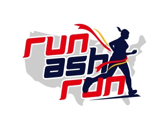 Run Ash Run logo design by dasigns