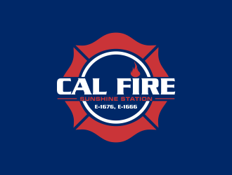 CAL FIRE Sunshine Station logo design by oke2angconcept