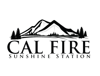 CAL FIRE Sunshine Station logo design by AamirKhan