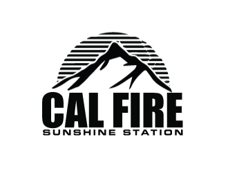 CAL FIRE Sunshine Station logo design by AamirKhan