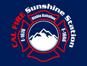 CAL FIRE Sunshine Station logo design by uttam