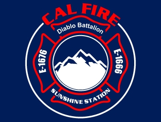 CAL FIRE Sunshine Station logo design by uttam