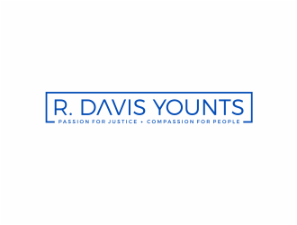 R. Davis Younts, Esq. logo design by kimora