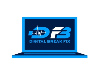 Digital Break Fix logo design by mmyousuf