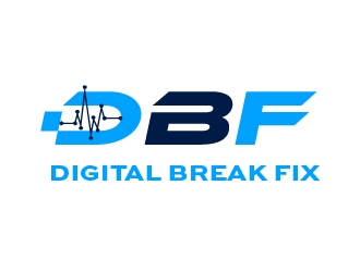 Digital Break Fix logo design by mmyousuf