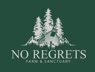 No Regrets Farm & Sanctuary logo design by LogoInvent