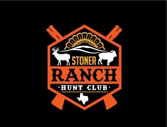 Stoner Ranch Hunt Club logo design by ghostart
