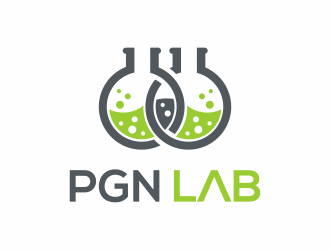 PGN LAB logo design by menanagan