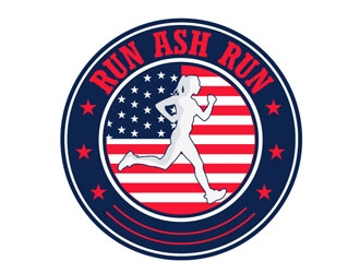 Run Ash Run logo design by frontrunner