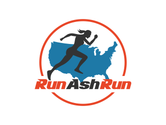 Run Ash Run logo design by Panara