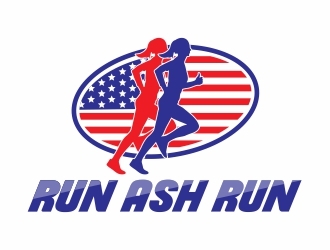 Run Ash Run logo design by Mardhi