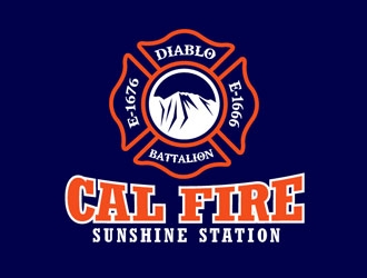 CAL FIRE Sunshine Station logo design by frontrunner