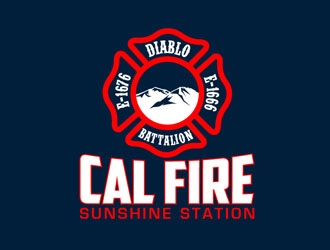 CAL FIRE Sunshine Station logo design by LogoInvent