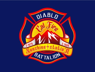 CAL FIRE Sunshine Station logo design by ozenkgraphic