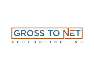 Gross To Net Accounting, Inc logo design by santrie