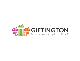 Giftington logo design by Inlogoz