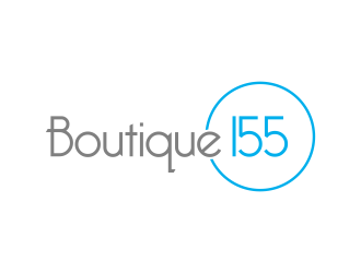 Boutique 155 logo design by BlessedArt