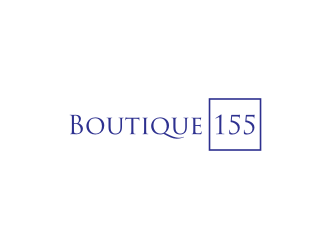 Boutique 155 logo design by blessings