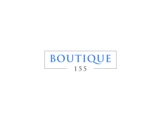 Boutique 155 logo design by haidar