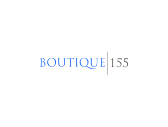 Boutique 155 logo design by haidar