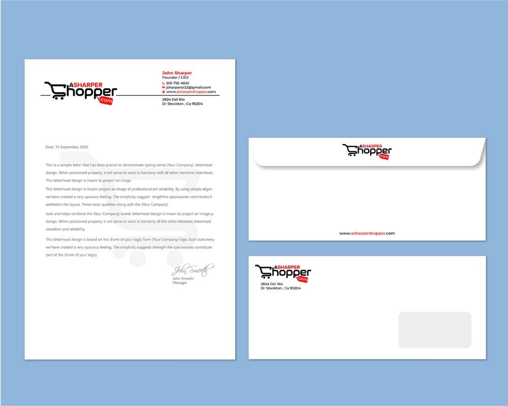 Asharpershopper.com  logo design by Boomstudioz