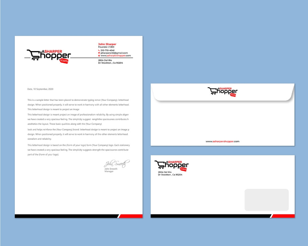 Asharpershopper.com  logo design by Boomstudioz